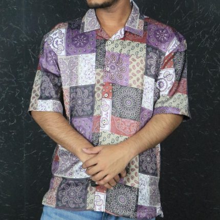 Drop Shoulder | Cuban | Paisley Patchwork