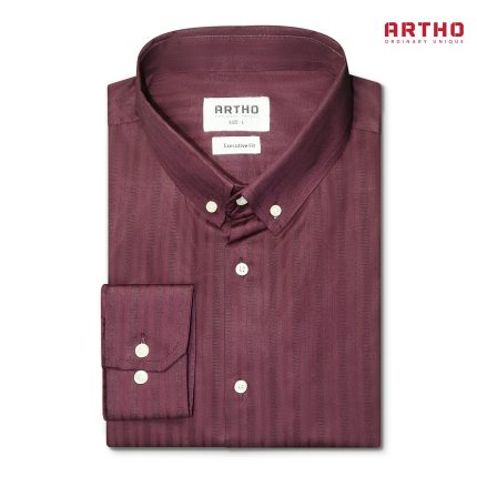 Full Sleeve Shirt |  Sophisticated Maroon