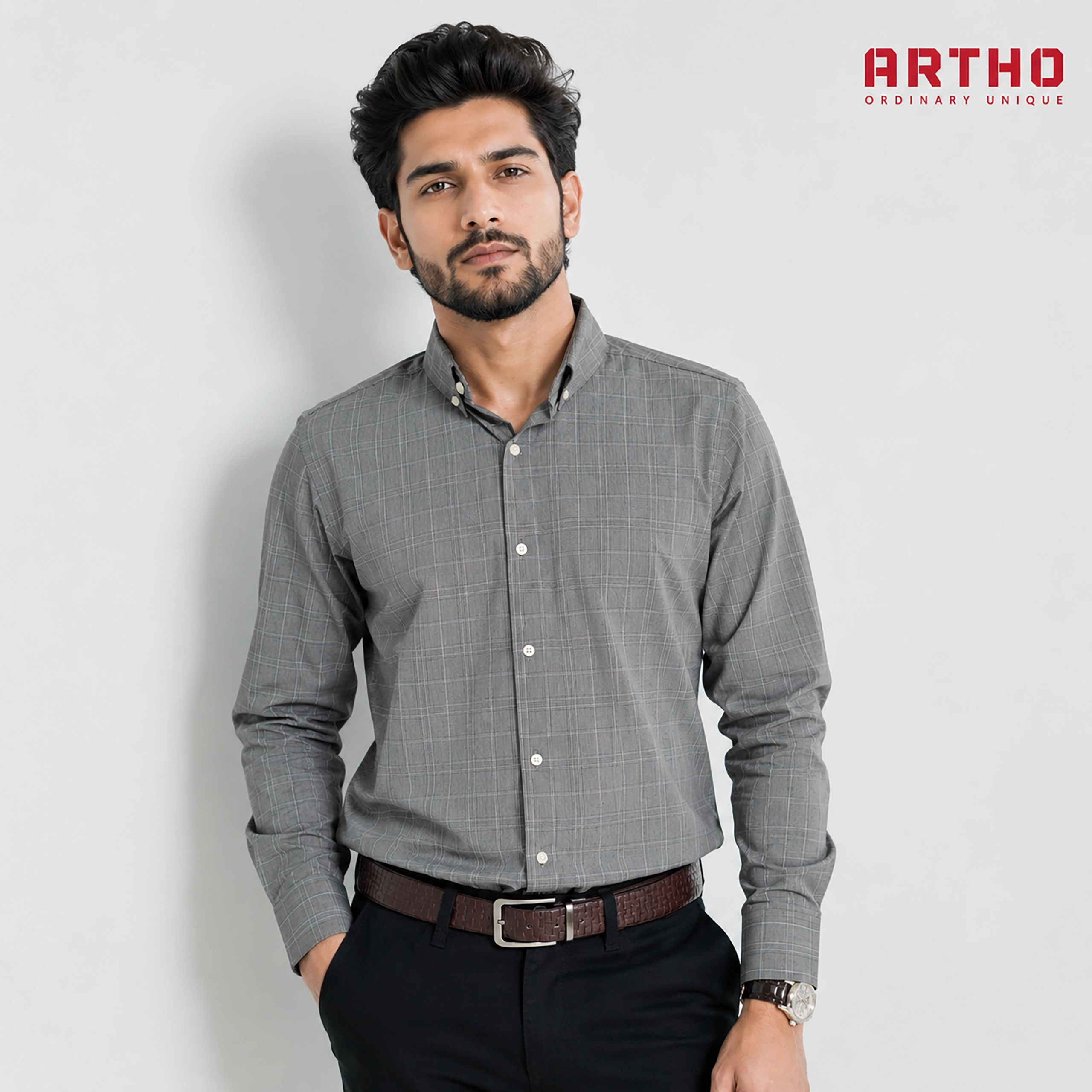 ChatGPT Image Jul 23, 2026, 03_15_24 PM Full Sleeve Shirt | Eclipse Grey - Image 1