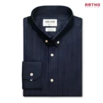 Full Sleeve Shirt | Exclusive Sophisticated Blue - Image 4