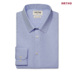 Full Sleeve Shirt | Azure Grid