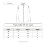Full Sleeve Shirt | Azure Grid - Image 5