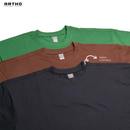 Artho Unisex Drop Shoulder T-Shirt (3 Pcs Bundle)